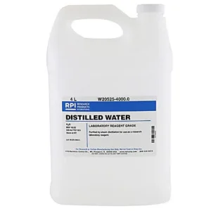 Distilled water laboratory grade